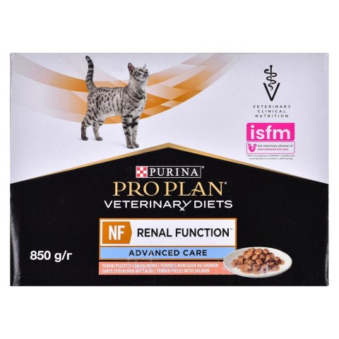 PURINA NESTLE PURINA PVD Feline NF Renal Function ST/OX Łosoś - mokra karma dla kota - 10x85 g