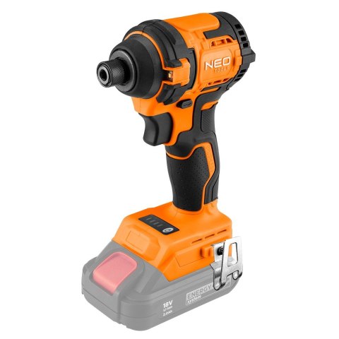 NEO TOOLS Zakrętarka udarowa bezszczotkowa 18V, 300Nm, hex 1", compact, Energy+, bez akumulatora