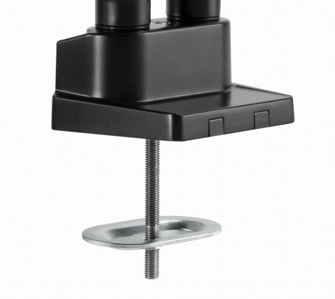 GEMBIRD GEMBIRD BIURKOWE REGULOWANE RAMIĘ/UCHWYT NA 2 MONITORY + PÓŁKA NA NOTEBOOKA 17-32, VESA 100X100MM, DO 8 KG