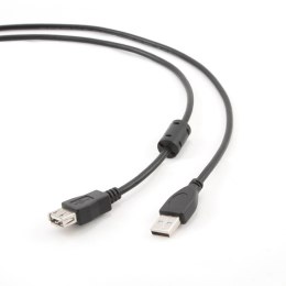 GEMBIRD Kabel GEMBIRD CCP-USB2-AMAF-6 (USB 2.0 typu A F - USB 2.0 typu B M; 1,8m; kolor czarny)