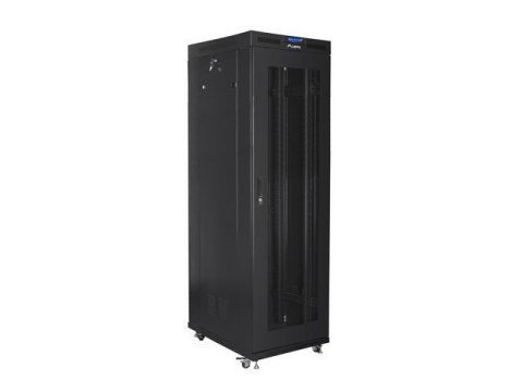 Lanberg SZAFA INSTALACYJNA RACK STOJĄCA 19" 42U 800X800 CZARNA DRZWI PERFOROWANE LCD LANBERG (FLAT PACK)