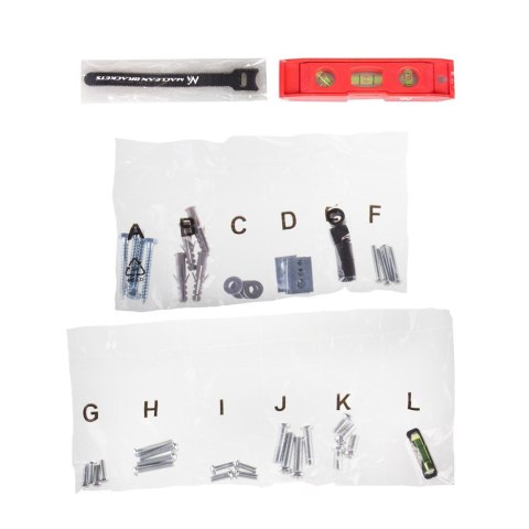 Maclean MACLEAN UCHWYT DO TV, MAX VESA 800X400, 43-100", 120KG, REG. ODCHYLENIA +15°~-15° MC-422