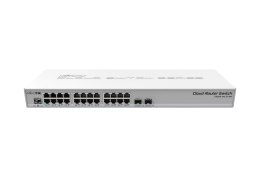 MikroTik Mikrotik CRS326-24G-2S+RM łącza sieciowe Zarządzany L2 Gigabit Ethernet (10/100/1000) Szary