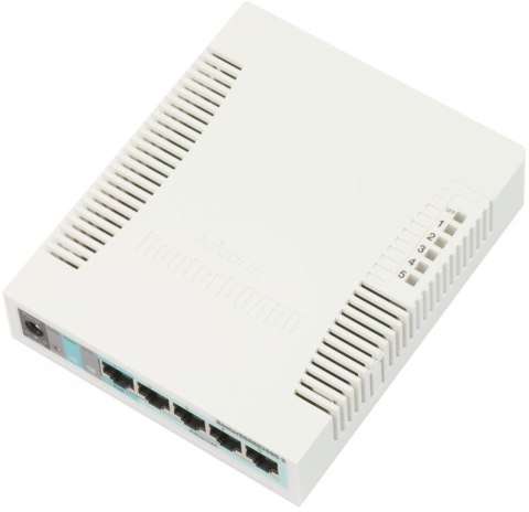 MikroTik Mikrotik RB260GS Gigabit Ethernet (10/100/1000) Obsługa PoE Biały