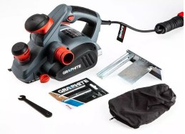 GRAPHITE Strug Elektryczny 850W Graphite głębokość strugania 3mm, szerokość strugania 82 mm