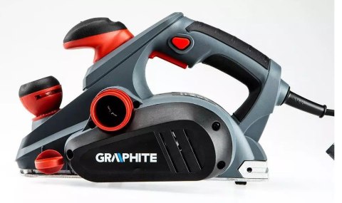 GRAPHITE Strug Elektryczny 850W Graphite głębokość strugania 3mm, szerokość strugania 82 mm