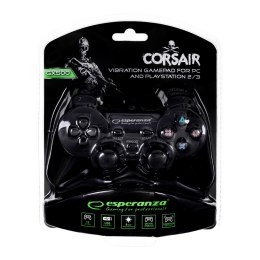 Esperanza Gamepad Esperanza EG106 (PC, PS2, PS3; kolor czarny)