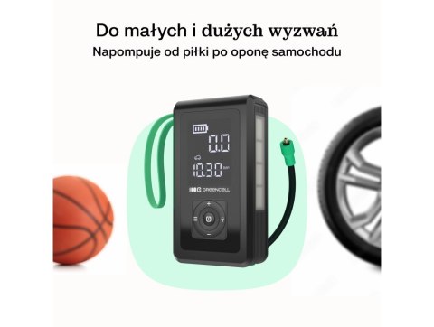 Green Cell GREEN CELL POWERBANK/BOOSTER/CAR JUMP STARTER/POMPKA POWERBOOST AIR 8000MAH 1000A - Z KOMPRESOREM