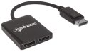 Manhattan MANHATTAN ROZDZIELACZ AV SPLITTER DISPLAYPORT 1X2