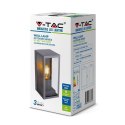 V-TAC Oprawa ścienna V-TAC VT-837 elewacyjna 1xE27 60W max IP44 (SKU 8517) Czarny