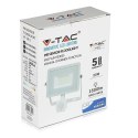 V-TAC Projektor LED V-TAC VT-20-S-B 20W SAMSUNG CHIP Czujnik ruchu 6400K 1600lm (SKU 450) Biały