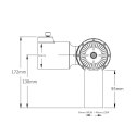 V-TAC Wysięgnik Uchwyt Adapter do Lamp Ulicznych LED 48mm V-TAC VT-8019