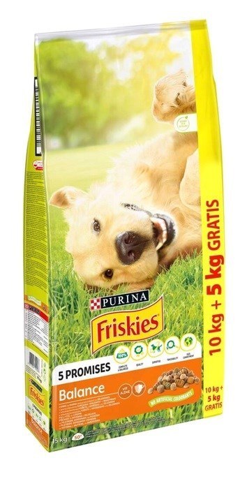 PURINA NESTLE PURINA FRISKIES BALANCE Dog Chkn&Veg 10+5kg