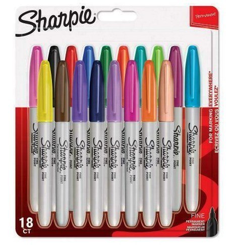 Sharpie Sharpie Fine marker 18 szt. Końcówka cienka Wielobarwny