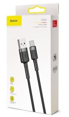 Baseus BASEUS KABEL USB-C CAFULE CATKLF-UG1 2A 3M CZARNY