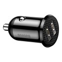 Baseus BASEUS ŁADOWARKA SAMOCHODOWA CCALLP-01 2XUSB 4.8A (CZARNA)