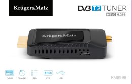 Kruger & Matz KRUGER & MATZ DEKODER DVB-T2H.265 HEVC MINI KM9999