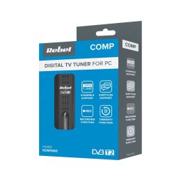 Rebel REBEL COMP TUNER CYFROWY USB DVB-T2 H.265 HEVC