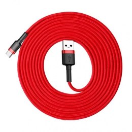 Baseus BASEUS KABEL USB DO USB-C CAFULE 2A 3M (CZERWONY)