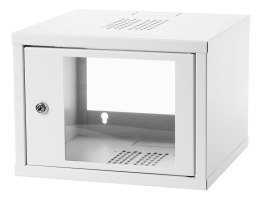 DIGITUS Szafka wisząca 19'' 4U 568x400 drzwi szklane RAL7035