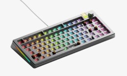 GLORIOUS Klawiatura gamingowa Glorious GMMK 3 Pro HE 75% Custom Gaming-Tastatur - Barebone, ANSI-Layout, silber