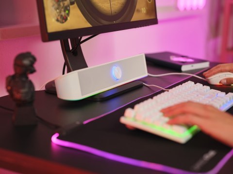 Trust Soundbar TRUST GXT619W THORNE RGB Biały