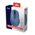 Trust Mysz TRUST ZAYA Wireless Rechargeable Mouse BLUE (25039)