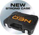 NEO TOOLS Klucze nasadowe 1/4", 1/2", zestaw 110 szt.