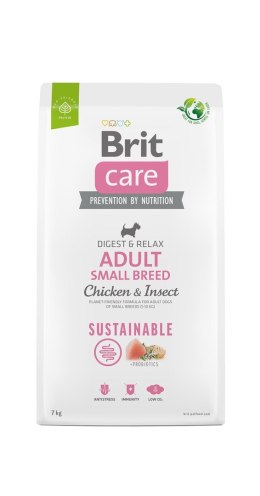 Brit BRIT Care Sustainable Adult Small Breed Chicken & Insect - sucha karma dla psa - 7 kg