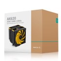 DEEPCOOL Chłodzenie DeepCool AK620 Zero Dark Zoria (R-AK620-BKNPMN-E)