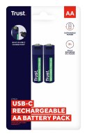 Trust Baterie AA Trust USB-C RECHARGEABLE BATTERIES 2P