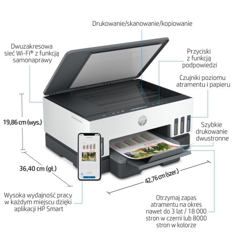 Hewlett-Packard Urządzenie wielofunkcyjne Hp Smart Tank 720