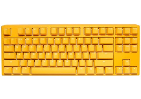 Ducky Ducky One 3 TKL klawiatura Gaming USB QWERTY Angielski Żółty