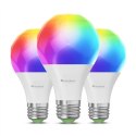 Nanoleaf NANOLEAF ESSENTIALS Inteligentne żarówki Bluetooth A60 E27 Matter 9W 806LM kolor RGBCW 2700-6500K (NF080B02-3A19E) 3 szt.