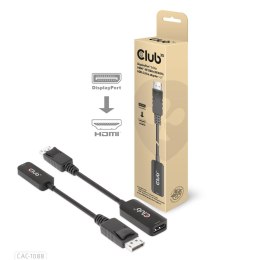 Club 3D CLUB3D CAC-1088 adapter kablowy 0,21 m DisplayPort HDMI Czarny