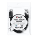 Club 3D Kabel Club3D CAC-2068 DisplayPort™ 1.4 HBR3 Cable Male / Male 2 m/6.56ft VESA CERTIFIED