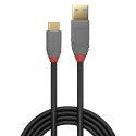 LINDY Lindy 36910 kabel USB 0,5 m USB C USB A Czarny, Szary