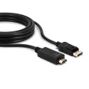 LINDY Lindy 36923 adapter kablowy 3 m DisplayPort HDMI Typu A (Standard) Czarny