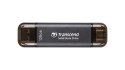 Transcend Transcend ESD310C Technologia Thunderbolt 128 GB USB Type-A / USB Type-C USB 3.2 Gen 2x2 Czarny