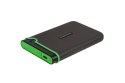 Transcend Transcend StoreJet 25M3C zewnętrzny dysk twarde 2 TB 2.5" USB Type-C 3.2 Gen 1 (3.1 Gen 1) Czarny, Zielony