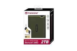 Transcend Transcend StoreJet 25M3G zewnętrzny dysk twarde 2 TB 2.5