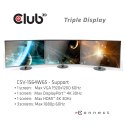 Club 3D CLUB3D CSV-1564W65 stacja dokująca Dokujący USB 3.2 Gen 1 (3.1 Gen 1) Type-C Czarny