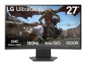 LG LG 27GS60QC-B monitor komputerowy 68,6 cm (27") 2560 x 1440 px Full HD LCD Czarny