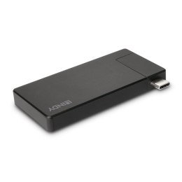 LINDY Lindy 43336 stacja dokująca Przewodowa USB 3.2 Gen 1 (3.1 Gen 1) Type-C Czarny