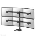 NEWSTAR Neomounts FPMA-D700DD6 uchwyt / stojak do monitorów 68,6 cm (27") Biurko Czarny