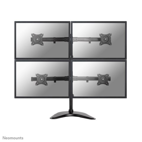 NEWSTAR Neomounts NM-D335D4BLACK uchwyt / stojak do monitorów 68,6 cm (27") Biurko Czarny