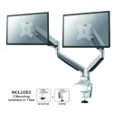 NEWSTAR Neomounts NM-D750DSILVER uchwyt / stojak do monitorów 81,3 cm (32") Biurko Srebrny