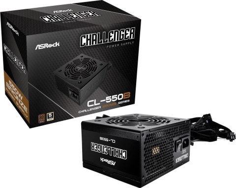 Asrock Zasilacz ASRock CHALLENGER 550W 80 Plus Bronze