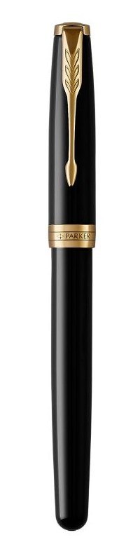 PARKER Pióro wieczne Parker Sonnet Black Lacquer GT (F)