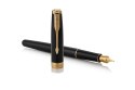 PARKER Pióro wieczne Parker Sonnet Black Lacquer GT (F)